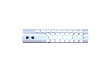 Image of Guntec USA Air Lite Series Honeycomb M-LOK Free Floating Handguard With Monolithic Top Rail, Anodized Clear, 9in, GT-9HC-AL-MLK-CLEAR