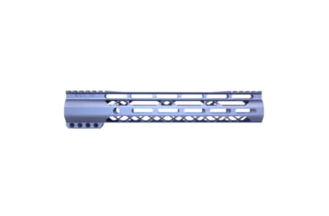 Image of Guntec USA AIR-LOK Series M-LOK Compression Gen 2 Free Floating Handguard w/Monolithic Top Rail, 12in, Grey, GT-12ALC-G2-GREY
