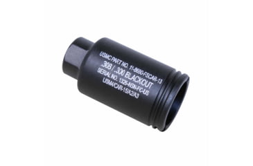 Image of Guntec USA AR-10/LR-308 Micro Slim Flash Can, Black, MCONE-FH-S-308-LASER