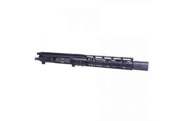Image of Guntec USA AR-15 5.56 Complete Upper Kit, Mil-Spec Charging Handle, 10 inch M-LOK Handguard, 10.5 inch Chromoly 4150 Barrel, 1-7 Twist, 1/2x28 Hellfire Muzzle Device, Black, 556-KIT-1