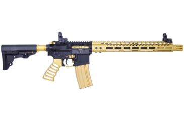 Image of Guntec USA AR-15 5.56mm 30 Round Rifle Magazine w/Anti-Tilt Follower, Anodized Gold, MAG30-GOLD-30RD