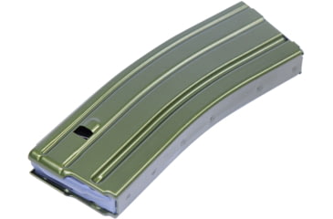 Image of Guntec USA AR-15 5.56mm 30 Round Rifle Magazine w/Anti-Tilt Follower, Anodized Green, MAG30-GREEN-30RD