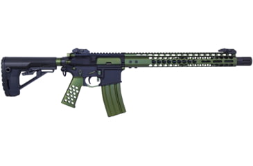 Image of Guntec USA AR-15 5.56mm 30 Round Rifle Magazine w/Anti-Tilt Follower, Anodized Green, MAG30-GREEN-30RD