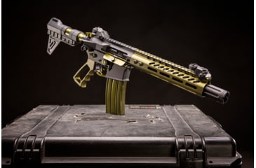 Image of Guntec USA AR-15 5.56mm 30 Round Rifle Magazine w/Anti-Tilt Follower, Anodized Green, MAG30-GREEN-30RD