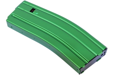 Image of Guntec USA AR-15 5.56mm 30 Round Rifle Magazine w/Anti-Tilt Follower, Anodized Irish Green, MAG30-IG-30RD