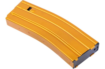 Image of Guntec USA AR-15 5.56mm 30 Round Rifle Magazine w/Anti-Tilt Follower, Anodized Orange, MAG30-ORANGE-30RD
