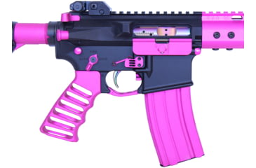 Image of Guntec USA AR-15 5.56mm 30 Round Rifle Magazine w/Anti-Tilt Follower, Anodized Pink, MAG30-PINK-30RD