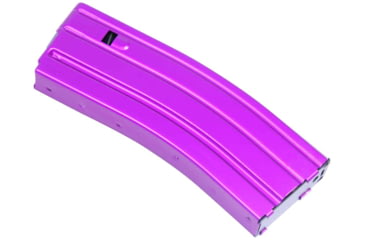 Image of Guntec USA AR-15 5.56mm 30 Round Rifle Magazine w/Anti-Tilt Follower, Anodized Purple, MAG30-PURPLE-30RD