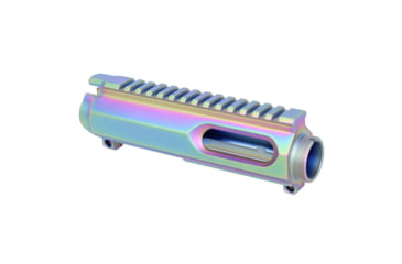 Image of Guntec USA AR-15 9mm Dedicated Stripped Billet Upper Receiver, Rainbow, GT-UPPER-9-RPVD