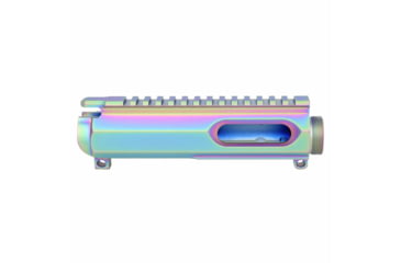 Image of Guntec USA AR-15 9mm Dedicated Stripped Billet Upper Receiver, Rainbow, GT-UPPER-9-RPVD