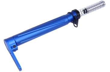 Image of Guntec USA AR-15 Air Lite Series Minimalist Stock, Anodized Blue, AIRLITE-STK-BLUE
