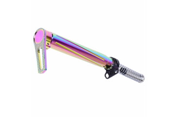 Image of Guntec USA AR-15 Airlite Series Minimalist Stock, Rainbow PVD, AIRLITE-STK-RPVD