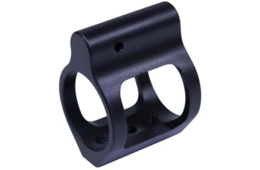Image of Guntec USA AR-15 Airlite Series Skeletonized Steel Low Profile Gas Block, Black Nitride, GT750SS-AL-N