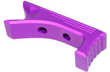 Image of Guntec USA AR-15 Aluminum Angled Grip for M-LOK System, Gen 2, Anodized Purple, ANGLEGRIP-MLK-G2-PURPLE