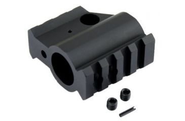 Image of GUNTEC USA AR-15 Aluminum Rail Height Gas Block,Black GT750R, EDEMO1