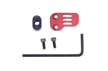 Image of GUNTEC USA AR-15 / AR .308 Extended Magazine Catch Paddle Release, Red Anodized EXT-MC-RED