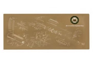 Image of GUNTEC USA AR-15 Armorer's Gun Cleaning/Assembly Mat GTMAT
