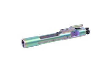 Image of Guntec USA AR-15 Bolt Carrier Group Mil-Spec BCG, Rainbow PVD Coated, GT-BCG-M-RPVD
