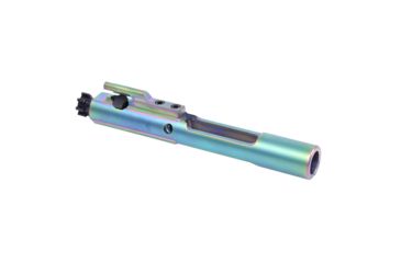 Image of Guntec USA AR-15 Bolt Carrier Group Mil-Spec BCG, Rainbow PVD Coated, GT-BCG-M-RPVD