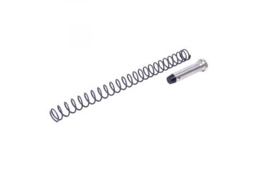 Image of Guntec USA AR-15 Car 42 Braided Wire Buffer Spring &amp; Stainless Steel Car Buffer Combo, Silver C42-SPR+BUF-SS