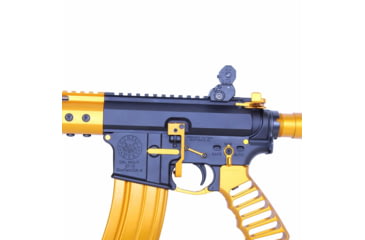 Image of Guntec USA AR-15 Extended Bolt Catch Release, Anodized Orange, GT-EBR-ORANGE