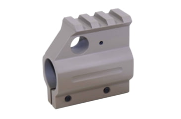 Image of Guntec USA AR-15 Clamp On Aluminum Rail Height Gas Block Gen 2, Cerakote Flat Dark Earth, GT750RC-FDE