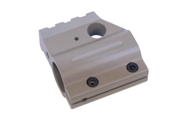 Image of Guntec USA AR-15 Clamp On Aluminum Rail Height Gas Block Gen 2, Cerakote Flat Dark Earth, GT750RC-FDE