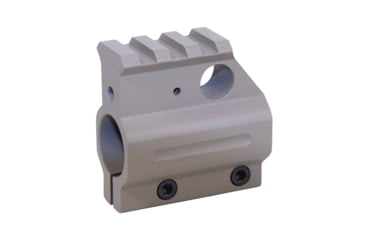 Image of Guntec USA AR-15 Clamp On Aluminum Rail Height Gas Block Gen 2, Cerakote Flat Dark Earth, GT750RC-FDE