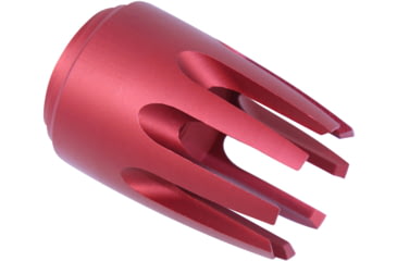 Image of GUNTEC USA AR-15 Claw Multi-Prong Flash Hider, Red Anodized, AR-CLAW-RED