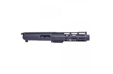 Image of Guntec USA AR-15 Complete 9mm Upper Receiver, Mil-Spec Charging Handle, 7 inch M-LOK Handguard, 5.5 inch Contour 4150 Barrel, 1-10 Twist, 1/2x36 Slim Line Flash Cone, Black, 9MM-KIT-2
