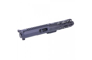 Image of Guntec USA AR-15 Complete 9mm Upper Receiver, Mil-Spec Charging Handle, 7 inch M-LOK Handguard, 5.5 inch Contour 4150 Barrel, 1-10 Twist, 1/2x36 Slim Line Flash Cone, Black, 9MM-KIT-2