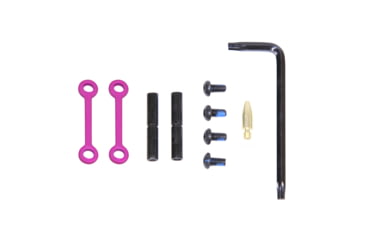 Image of Guntec USA AR-15 Complete Anti-Rotation Trigger/Hammer Pin Set, Anodized Pink, GT-ARP-PINK