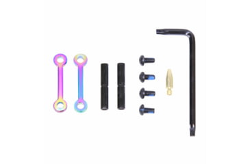 Image of Guntec USA AR-15 Complete Anti-Rotation Trigger/Hammer Pin Set, Rainbow Pvd, GT-ARP-RPVD