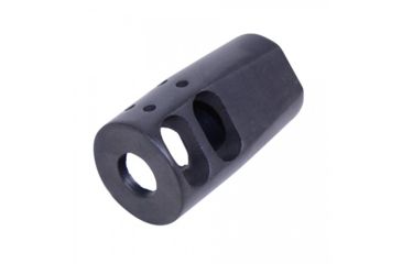 Image of Guntec USA AR-15 CQB Micro Steel Compensator, 1/2x28 TPI, .223 Cal, Black Nitride, CQB-COMP