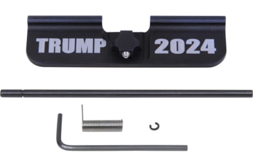 Image of Guntec USA AR-15 Ejection Port Dust Cover Assembly, Gen 3, Anodized Black, 223GATE-G3-TRUMP-G2-BLACK