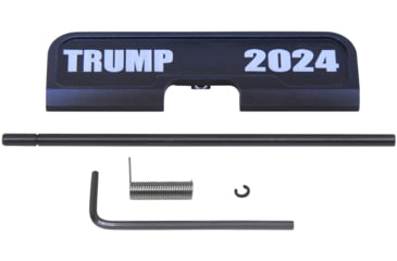 Image of Guntec USA AR-15 Ejection Port Dust Cover Assembly, Gen 3, Anodized Black, 223GATE-G3-TRUMP-G2-BLACK