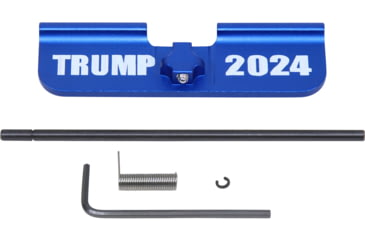 Image of Guntec USA AR-15 Ejection Port Dust Cover Assembly, Gen 3, Anodized Blue, 223GATE-G3-TRUMP-G2-BLUE