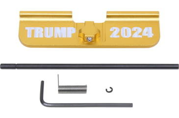 Image of Guntec USA AR-15 Ejection Port Dust Cover Assembly, Gen 3, Anodized Gold, 223GATE-G3-TRUMP-G2-GOLD