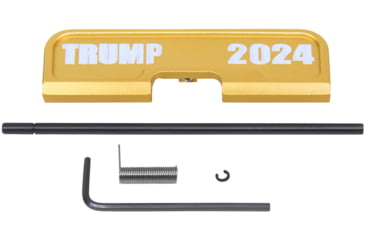Image of Guntec USA AR-15 Ejection Port Dust Cover Assembly, Gen 3, Anodized Gold, 223GATE-G3-TRUMP-G2-GOLD