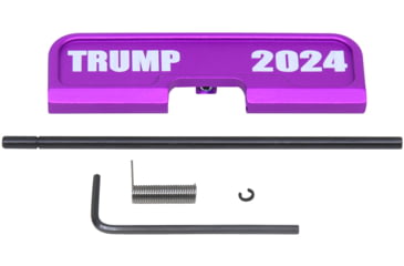 Image of Guntec USA AR-15 Ejection Port Dust Cover Assembly, Gen 3, Anodized Purple, 223GATE-G3-TRUMP-G2-PURPLE