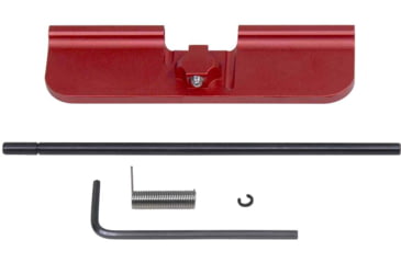 Image of Guntec USA AR-15 Ejection Port Dust Cover Assembly, Gen 3, Anodized Red, 223GATE-G3-RED