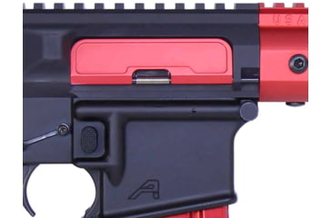 Image of Guntec USA AR-15 Ejection Port Dust Cover Assembly, Gen 3, Anodized Red, 223GATE-G3-RED