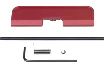 Image of Guntec USA AR-15 Ejection Port Dust Cover Assembly, Gen 3, Anodized Red, 223GATE-G3-RED