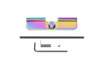 Image of Guntec USA AR-15 Ejection Port Dust Cover Assembly, Gen 3, Rainbow Pvd, 223GATE-G3-RPVD