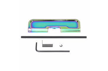 Image of Guntec USA AR-15 Ejection Port Dust Cover Assembly, Gen 3, Rainbow Pvd, 223GATE-G3-RPVD