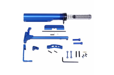 Image of Guntec USA AR-15 Essentials Kit, Anodized Blue, EKIT-BLUE