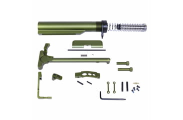Image of Guntec USA AR-15 Essentials Kit, Anodized Green, EKIT-GREEN