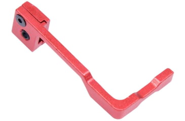 Image of Guntec USA AR-15 Extended Bolt Catch Release, Anodized Red, GT-EBR-RED