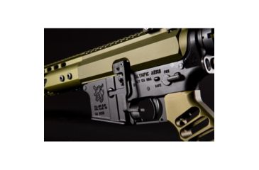Image of Guntec USA AR-15 Extended Bolt Catch Release, Black, GT-EBR