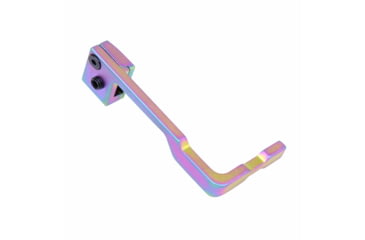 Image of Guntec USA AR-15 Extended Bolt Catch Release, Matte Rainbow Pvd Coated, GT-EBR-M-RPVD